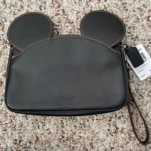 Disney x Coach Leather Wristlet